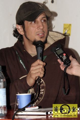 Groundation (USA) 14. Chiemsee Reggae Festival - Übersee - Pressekonferenz 23. August 2008 (11).jpg